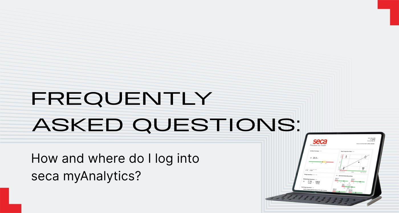How and where do I log into seca myAnalytics?