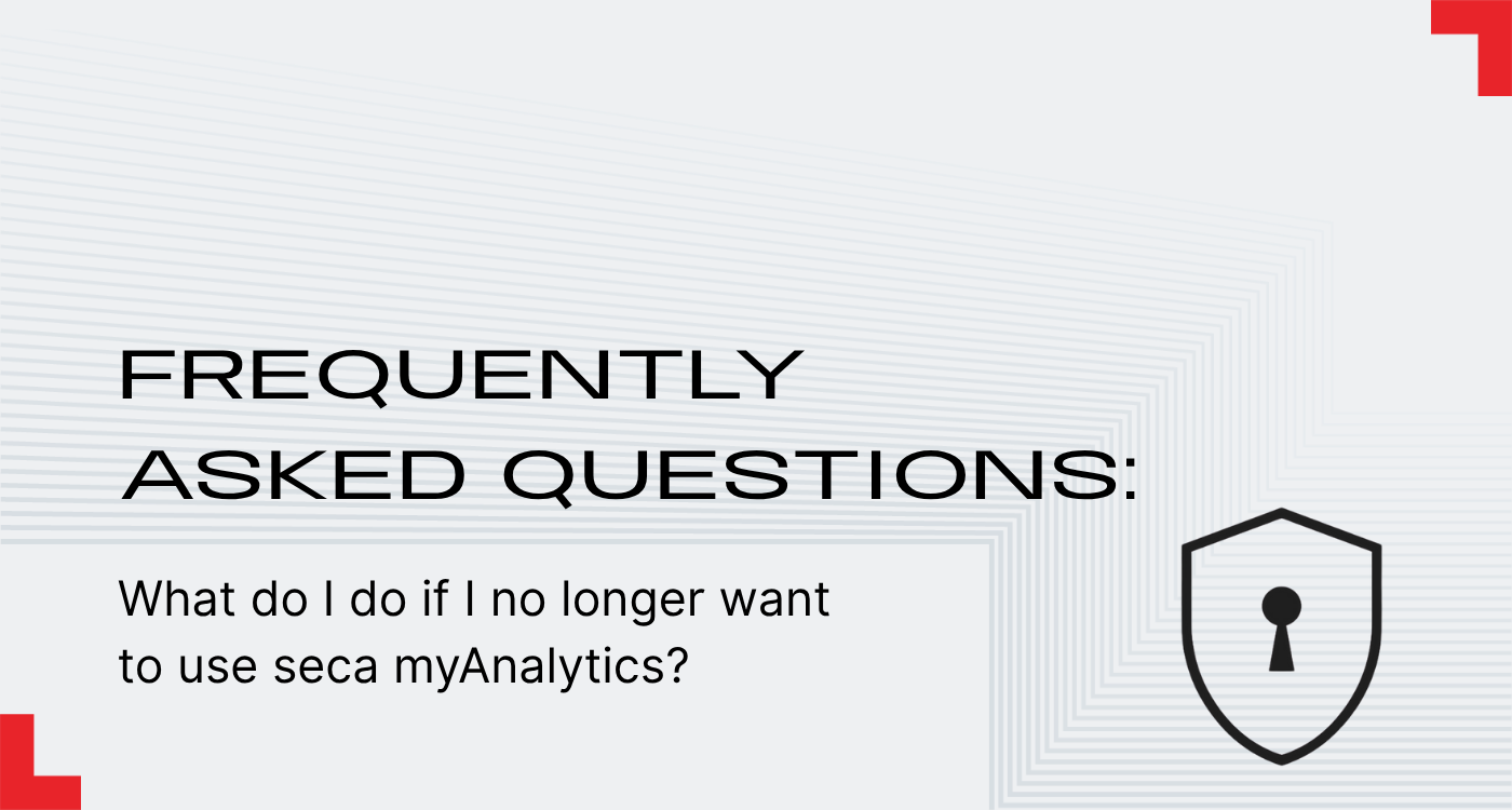What do I do if I no longer want to use seca myAnalytics?