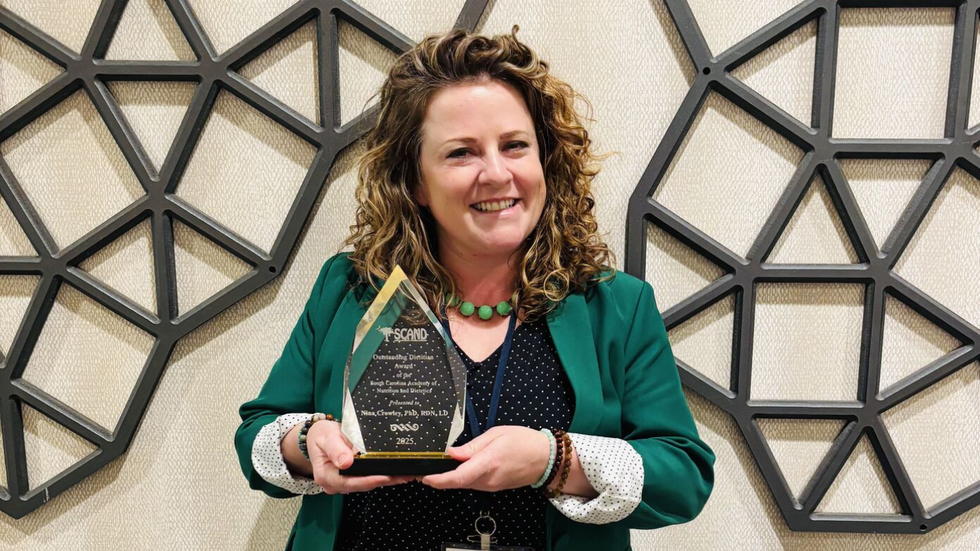 Honoring Excellence: Dr. Nina Crowley Named SCAND 2025 Outstanding Dietitian of the Year